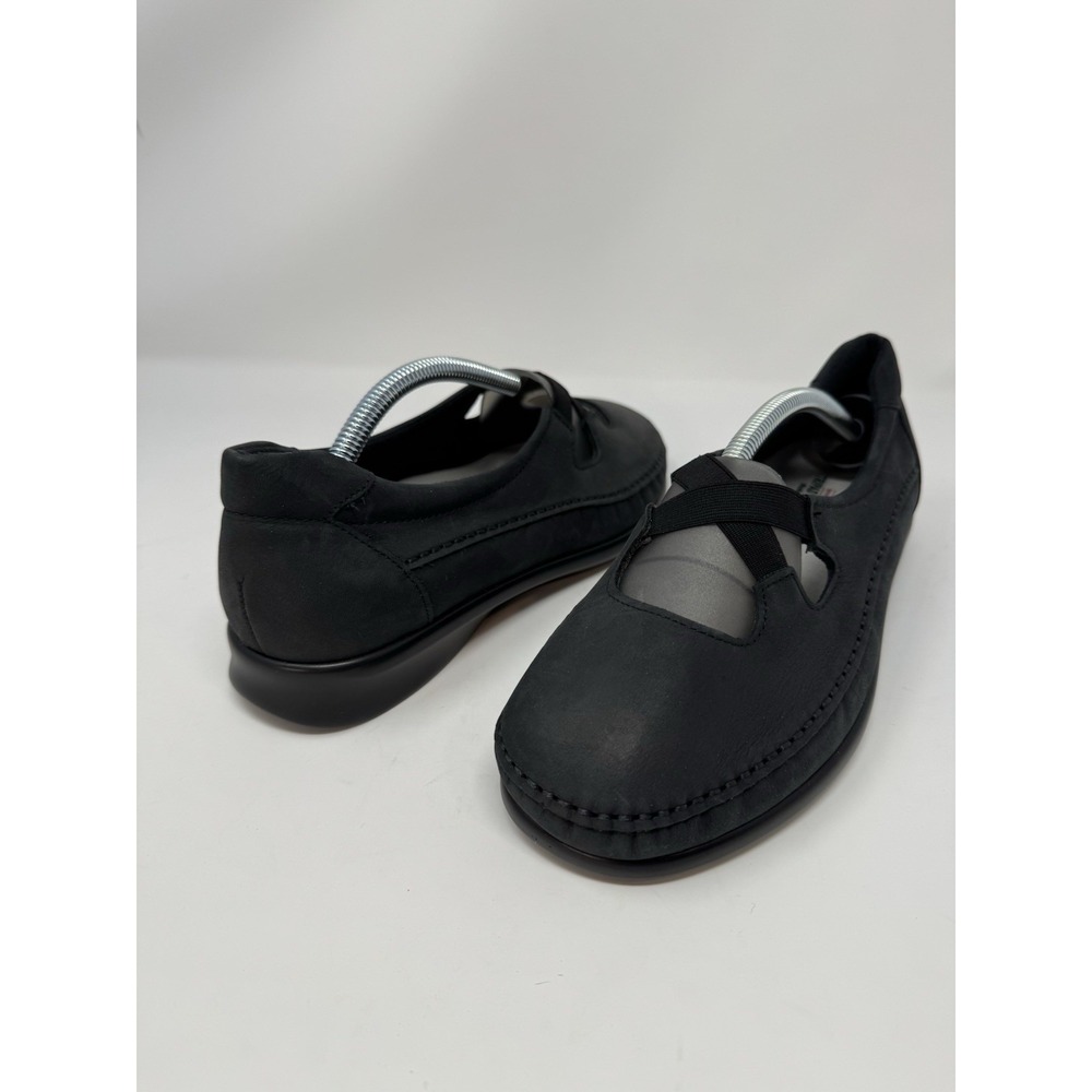SAS Crissy Slip On‎ Comfort Shoe Soft Black Leather Womens's Sz 11